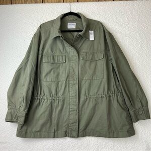 Old Navy Women's Olive Utility Jacket. Size XL.